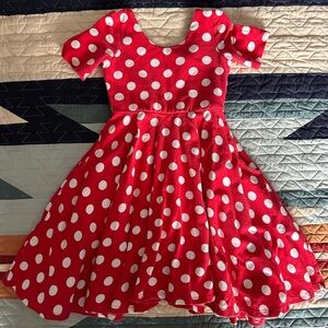 Red Polka Dot Kids Dress